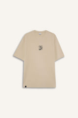 Boxy Fit Crew Neck Printed T-Shirt