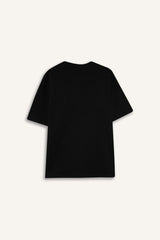 Boxy Fit Crew Neck Printed T-Shirt