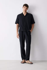 100% Cotton Relax Fit Comfortable Cut Summer Muslin Short Leg Cotton Jogger Pants