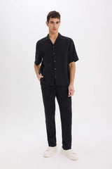 100% Cotton Relax Fit Comfortable Cut Summer Muslin Short Leg Cotton Jogger Pants