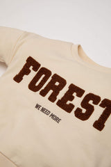 Baby Boy 2-Piece Set Printed Thin Sweatshirt Tracksuit Bottoms