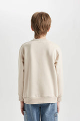 Boys Marvel Comics Crew Neck Sweatshirt