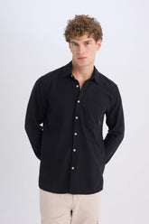 Regular Fit Cotton Long Sleeve Shirt