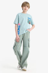 Men's Boys Flexible Till Shipping Pocket Straight Leg Jean Pants