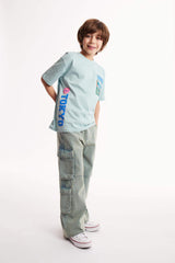 Men's Boys Flexible Till Shipping Pocket Straight Leg Jean Pants