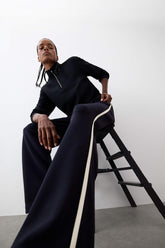 DeFactoFit Oversize Wide Mold Half Zipper Stand Collar Modal Sweatshirt