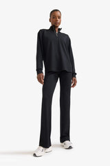 DeFactoFit Oversize Wide Mold Half Zipper Stand Collar Modal Sweatshirt