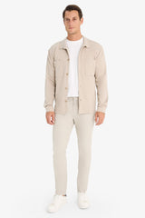 Regular Fit Polo Shirt Jacket