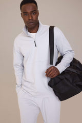 DeFactoFit Standard Fit Stand Collar Zippered Scuba Diving Fabric Sports Sweatshirt