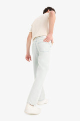Baggy Fit Wide Leg Normal Waist Cotton Jeans