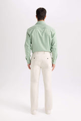Regular Hem Chino Pants