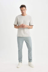 Regular Hem Chino Pants