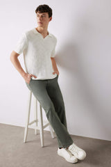 Regular Hem Chino Pants