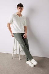 Regular Hem Chino Pants