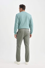 Regular Hem Chino Pants