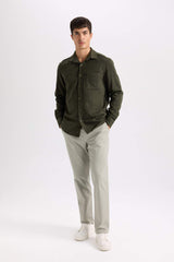 Regular Hem Chino Pants