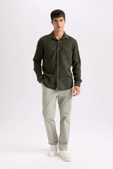 Regular Hem Chino Pants