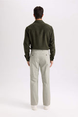 Regular Hem Chino Pants