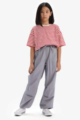 Girls Parachute Jogger Legs Cotton Pants