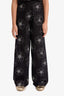 Girl Patterned Wide Leg Cotton Trousers