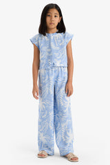 Girl Palazzo Wide Leg Trousers