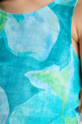 Girl Patterned Sleeveless Blouse