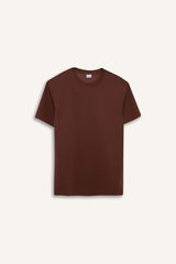 Regular Fit Crew Neck Twill T-Shirt