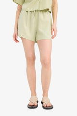 Coool Linen Shorts with Short Legs and Regular Waistband
