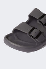 Man Flat Sole Double Banded Eva Slippers