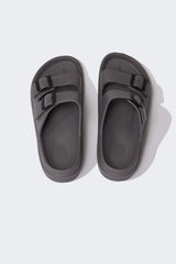 Man Flat Sole Double Banded Eva Slippers