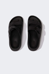 Man Flat Sole Double Banded Eva Slippers