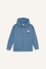 Men's Children Printed Hooded Zipper Sweatshirt