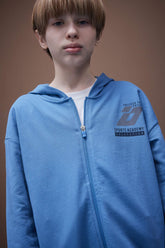 Men's Children Printed Hooded Zipper Sweatshirt