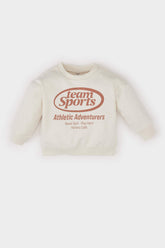 Baby Boy Crew Neck Printed Sweatshirt