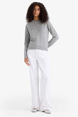 Regular Fit Crew Neck Basic Plain Soft Touch Knit Sweater