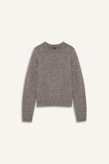 Regular Fit Crew Neck Basic Plain Soft Touch Knit Sweater