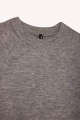 Regular Fit Crew Neck Basic Plain Soft Touch Knit Sweater