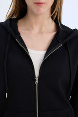 Back to School Relax Fit Hooded Thick Basic Sweatshirt