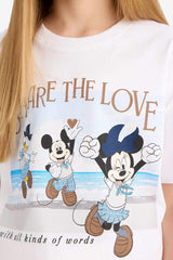 Girl Disney Mickey Mouse &Friends Relax Fit T-Shirt