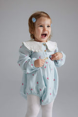 Baby Girl Newborn Floral Muslin 2-Pack Jumpsuit