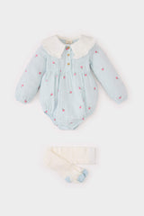 Baby Girl Newborn Floral Muslin 2-Pack Jumpsuit