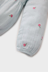 Baby Girl Newborn Floral Muslin 2-Pack Jumpsuit