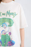 Coool Rick and Morty Oversize Wide Mold Bike Collar Printed Short Sleeve T-shirt