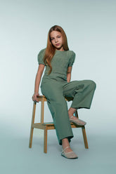 Girl Cotton Jumpsuit