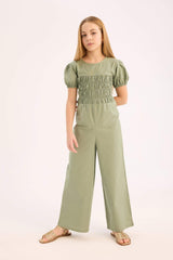 Girl Cotton Jumpsuit