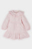 Baby Girl Large Collar Twill Floral Dress