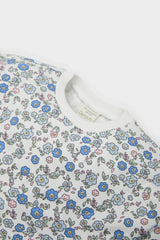 Baby Girl Floral Sweatshirt Elastic Waist Leggings 2 Piece Set