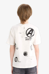 Boy Marvel Avengers Crew Neck Short Sleeve T-Shirt