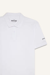 Slim Fit Narrow Cut Polo Collar Athletic Piqué Short Sleeve T-Shirt