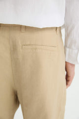 Regular Fit Summer Linen Bermuda Shorts